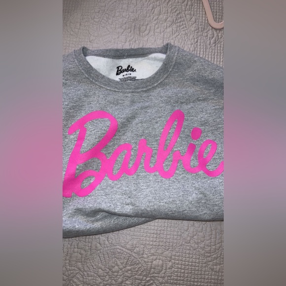 Barbie Grey Hoodie Size Small - Picture 3 of 4